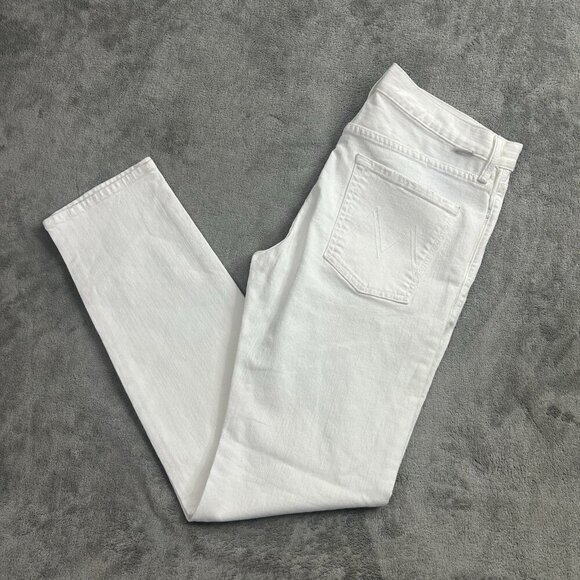 Mother MR The Neat Jeans Men 32x30” White Tooth & Nail Fitted Straight Fit USA - Picture 1 of 16